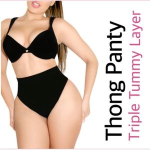 New w/tag Yahaira Shapewear Thong (Pack of 2) Nude & Black Size Small